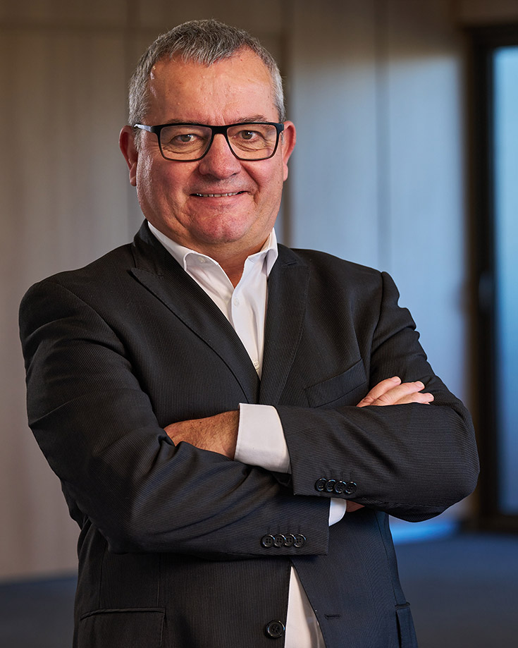 Photographie du Président Jean-Luc Bigaré