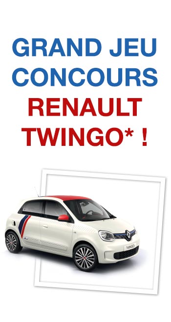Rappel du jeu concours : Un Renault Twingo à gagner