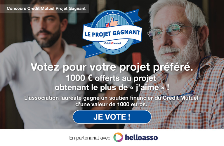 Concours Crédit Mutuel Projet Gagnant : votez pour votre projet préféré !