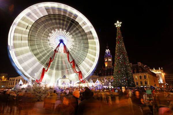 La grande roue du marché de noël de Lille