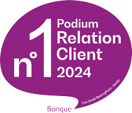 n°1 podium relation client 2024 - banque